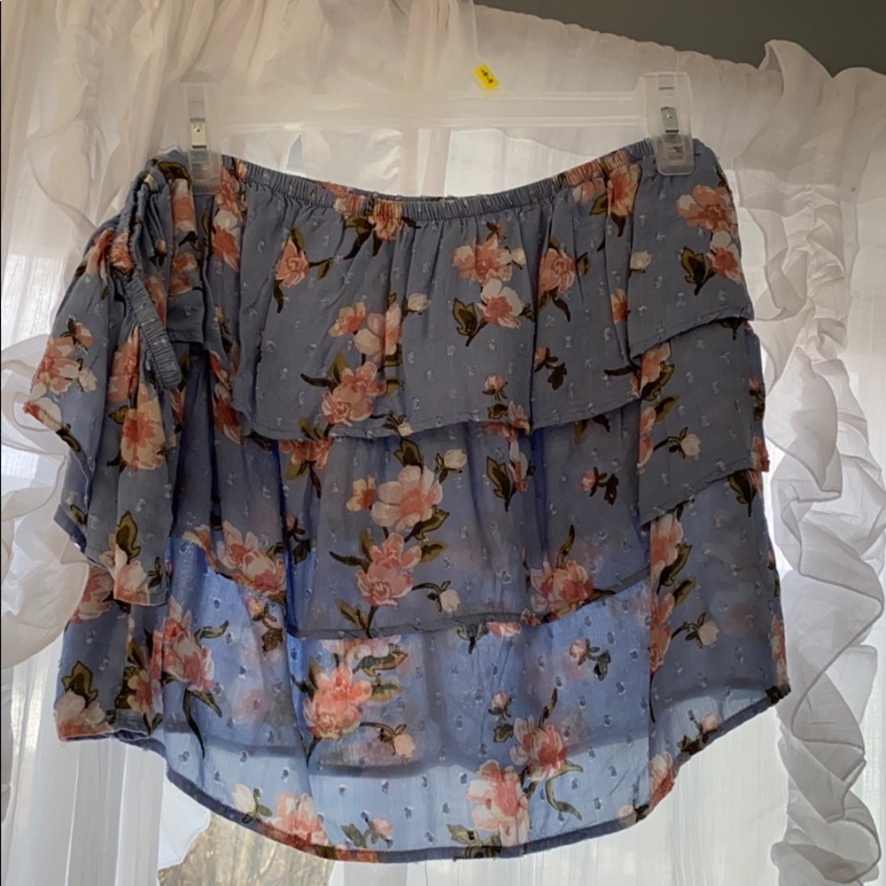 American Eagle No Shoulder Blouse